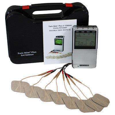 TENS EMS Combo Unit Electro Muscle Stimulator by Quad Stim Plus